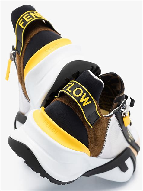 fendi sneakers low top|fendi high top sneakers women's.